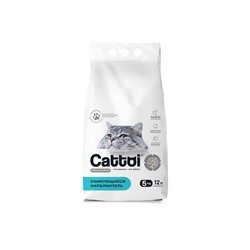Наполнитель минеральный комкующийся Cattoi Extra Comfort 5 кг,пластиковый пакет