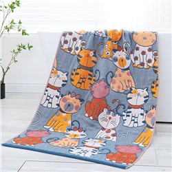 Муслиновое мягкое полотенце, увеличенная толщина 70*140cm