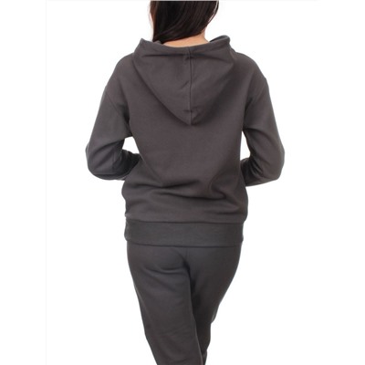 H108 DK. GRAY Костюм спортивный женский (хлопок 90%, полиэстер 10%)