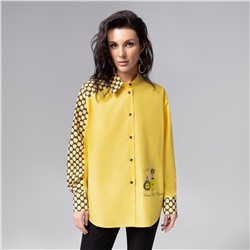 Рубашка дизайнерская, Моя философия – шик (жёлтая)