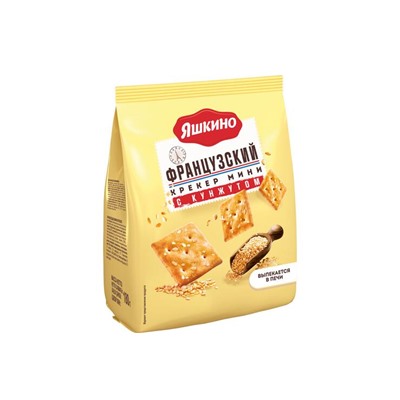 «Яшкино», крекер мини «Французский» с кунжутом, 180 г