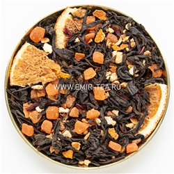 Черный чай Апельсин - корица (код 0439)