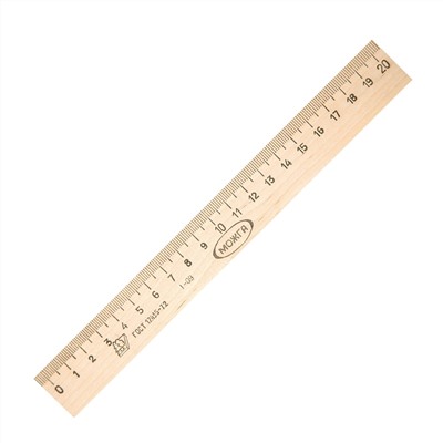 Линейка дерево 20см ЛМП 200/Россия