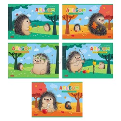 Альбом для рисования 32л. "Крошка Дик" А4 на скобе