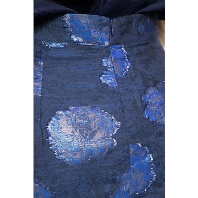 Юбка миди Ялта (синяя) Ю14841-10М