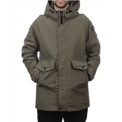 8897 GREEN Куртка мужская зимняя облегченная (130 гр. холлофайбер)