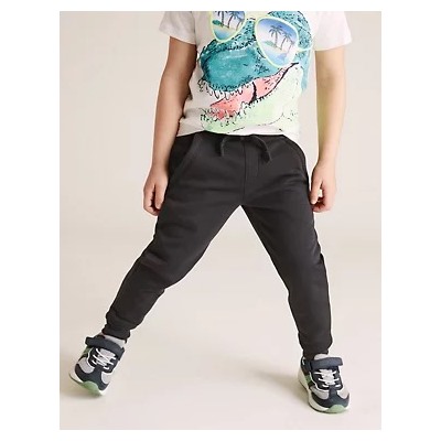 2pk Cotton Joggers (2-7 Yrs)