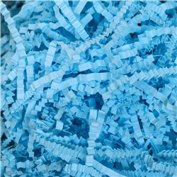 Наполнитель бумажный для подарков, голубой, 50 г