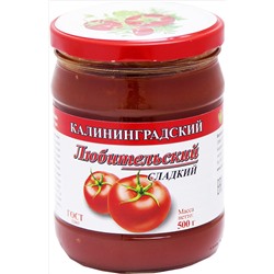 Кетчуп Соус Любительский сладкий с/б 500 1/6