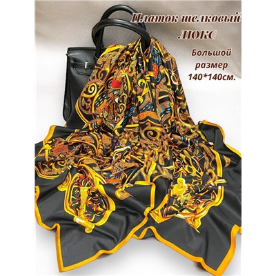 Платок шелковый большой "Парижанка" Арт 2428/7