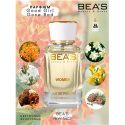Beas W523 Kilian Good Girl Gone Bad Women edp 50 ml, Парфюм женский Beas W523 создан по мотивам аромата Kilian Good Girl Gone Bad