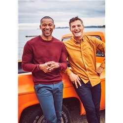 Long Sleeve Slim Fit Oxford Shirt