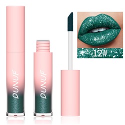 Бриллиантовый блеск для губ Diamond matte lipstick DUNUF 12
