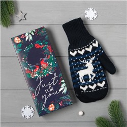 Варежки женские в подарочной коробке KAFTAN For you, размер 19