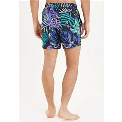 Leaf Print Swim Shorts