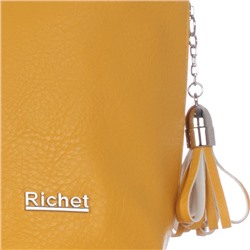Женская сумка экокожа Richet 2564-08-08 шафран. Спецпредложение