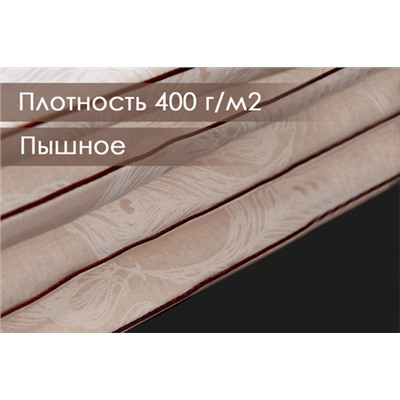 Одеяло овечья шерсть (400) поплин Реноме<14/032Б, 172*205, 2 спальное БЕЛЫЙ>
