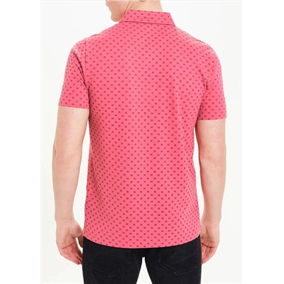Short Sleeve Jersey Printed Polo Shirt