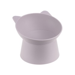 Миска для животных КИСА  0,2л, Soft-touch, лавандовый