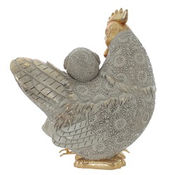 Фигурка декоративная "Курица с цыплятами", L20 W14 H22 см