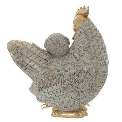 Фигурка декоративная "Курица с цыплятами", L20 W14 H22 см