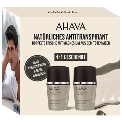 AHAVA Deo Roll-on Duo Kit Men  Роликовый дезодорант Duo Kit для мужчин
