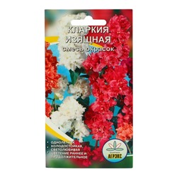 Семена цветов Кларкия изящная смесь окрасок, О, 0,2 г