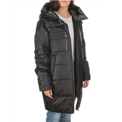 S21121 BLACK Куртка зимняя женская (150 гр. холлофайбера)