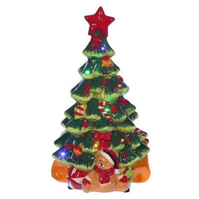 GAEM Фигурка декоративная "Елка" с подсветкой (3xААА, н/п), L22 W20 H36 см