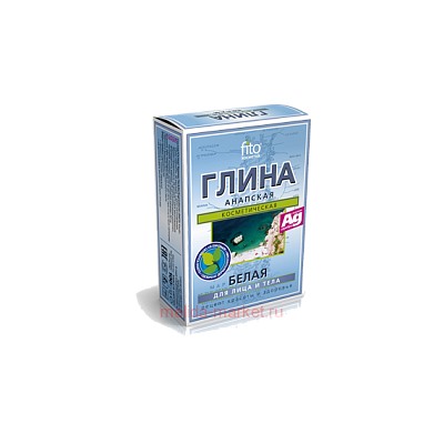 Фитокосметик Глина белая Анапская 100гр