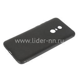 Задняя панель для Xiaomi  Redmi 5 Plus Силикон матовый (черная)