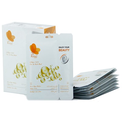 Маска + крем для лица Rosel Cosmetics Face Mask Collagen 100% 36 + 6 g