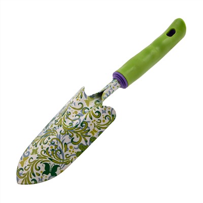 Совок посадочный широкий, 80 х 330 мм, стальной, пластиковая рукоятка, Flower Green, Palisad