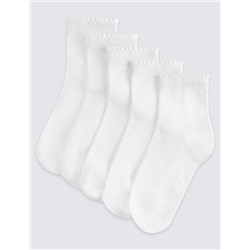 5pk of Short Picot Socks