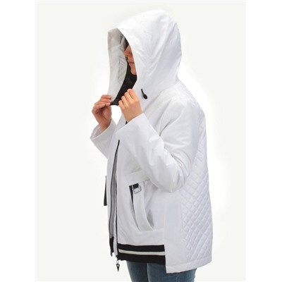 H9270 WHITE Куртка демисезонная женская (100 гр. синтепон)