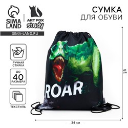 Мешок для обуви ROAR! полиэстер, размер 41×34 см