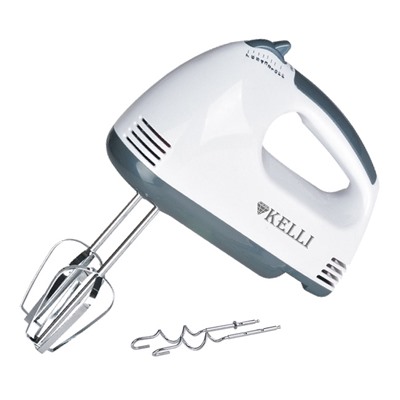 Миксер Kelli KL-5037 300Вт цвет-белый 7 режимов скорости (24)