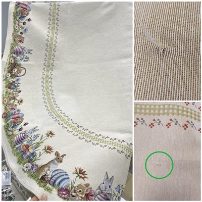 Outlet Зайчишки на полянке Скатерть овал 160х250см 2310075