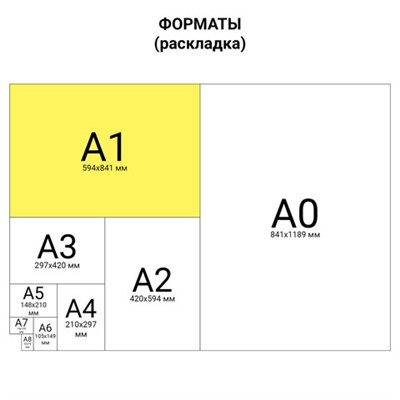 Папка для рисунков и чертежей, А1, 920х660 мм, "Пленэр-1", с ручками, кожзам и ткань, черная, 674/1