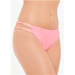 Shirred Multi Strap Bikini Bottoms