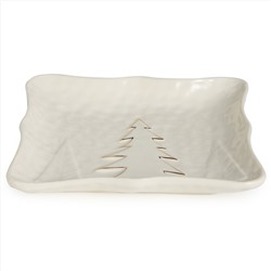 БЛЮДО СЕРВИРОВОЧНОЕ "НОВОГОДНЕЕ" 15,7*14,4*2,3 СМ