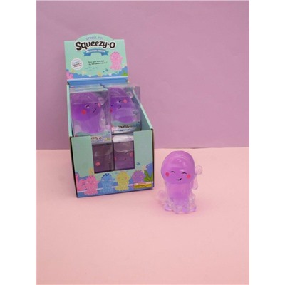 Мялка - антистресс «Cute octopus», шоубокс 12 шт.