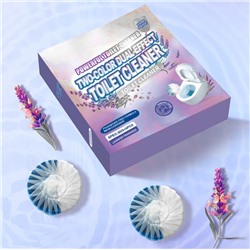 Таблетки очищающие для сливного бачка унитаза ЛАВАНДА, набор 4 шт. по 50 гр.