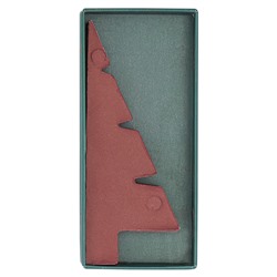 Декор новогодний Honeycomb tree бордового цвета из коллекции New Year Essential, 18 см