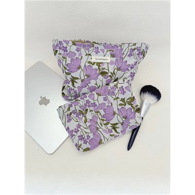 Handheld cosmetic bag, small clutch bag for traveling, storage bag, shopping bag