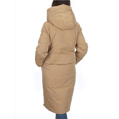 9082 BEIGE Куртка зимняя женская (200 гр. холлофайбера)
