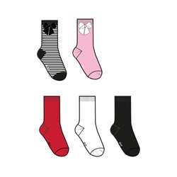 Носки для девочки, 5 пар в комплекте