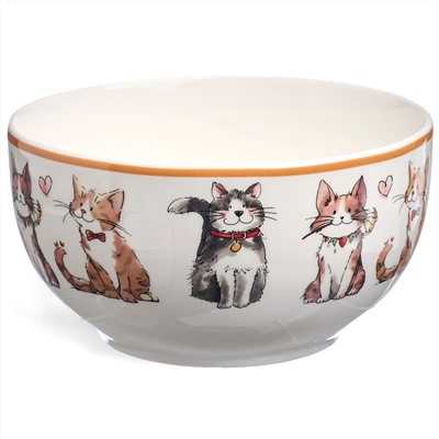 НАБОР ДЛЯ ЗАВТРАКА LEFARD "CATS", 2 ПР.: САЛАТНИК 500МЛ, КРУЖКА 345МЛ