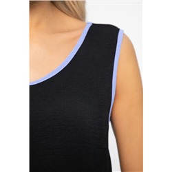 Сарафан Новый сезон (черно-голубой) П13629-10М