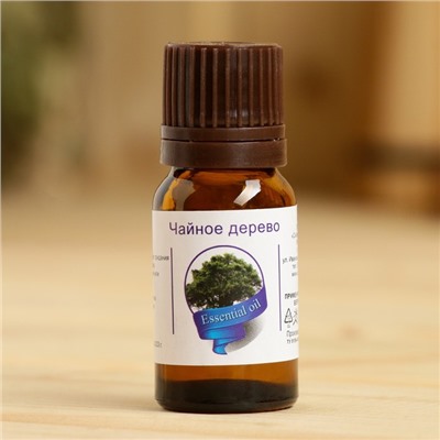 Эфирное масло «Чайное дерево», флакон-капельница, аннотация, 10 мл, дезинфицирующее